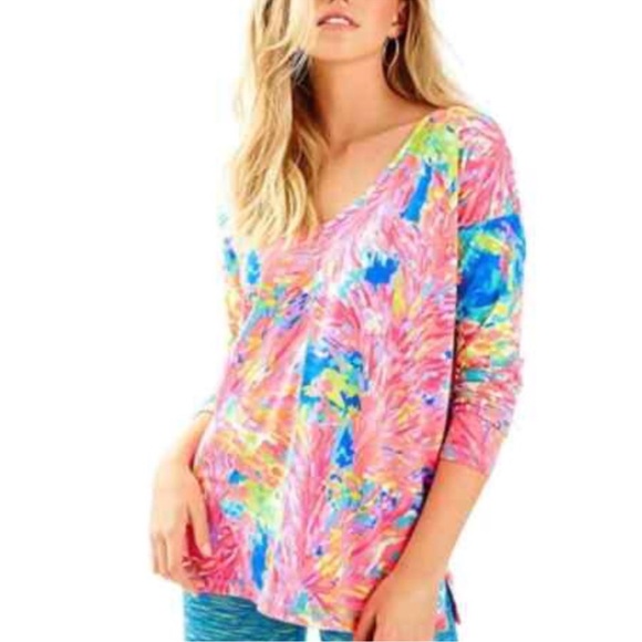 Lilly Pulitzer Tops - Lilly Pulitzer Luxletic Treena Top UPF30+